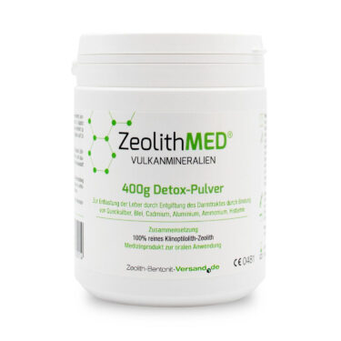 Ζεόλιθος MED® detox πολύ λεπτή πούδρα - 27 μικρά - 400 γραμμάρια