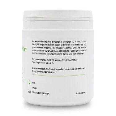 Πίτουρο από Ινδικό βιολογικό Ψύλλιο - 400 γραμμάρια