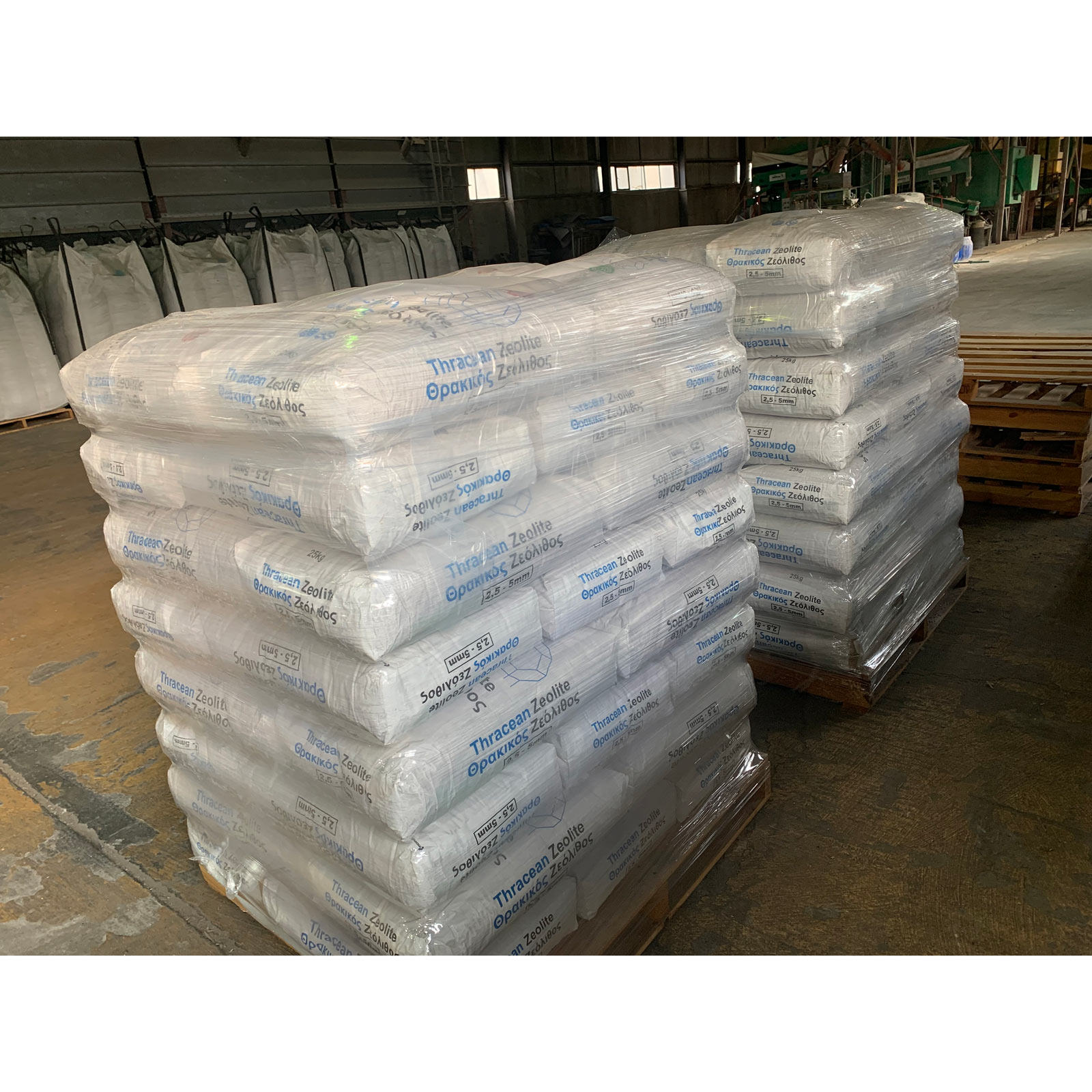 Ελληνικός ζεόλιθος από 0,8 έως 2,5 χιλιοστά - Λεπτό χαλίκι, ιδανικό για ενσωμάτωση σε καλλιέργειες μικρής κλίμακας - 25 κιλά