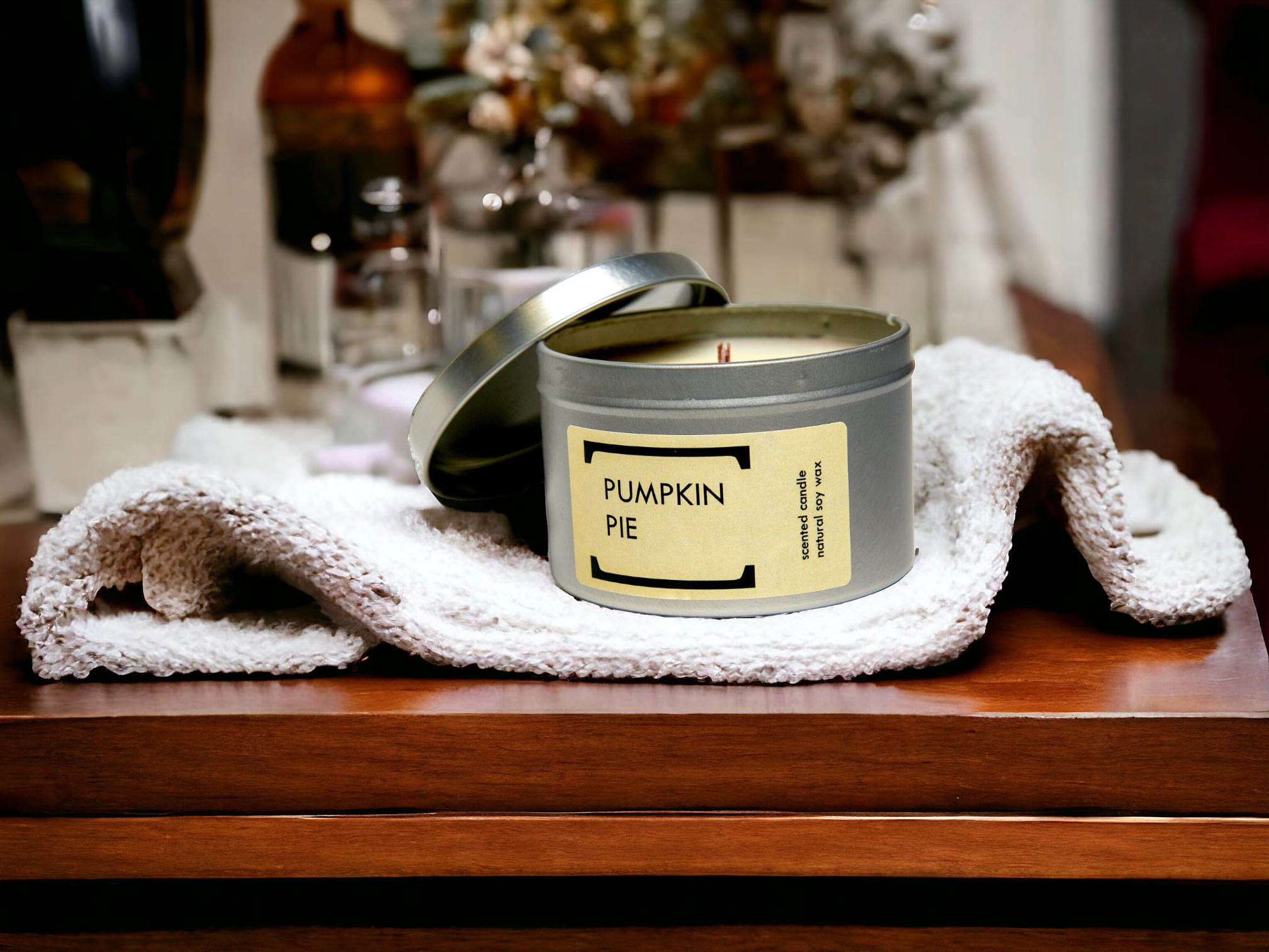 Φυτικά κεριά - Γλυκές νότες και μπαχαρικά για ζεστή ατμόσφαιρα - 250 γραμμάρια