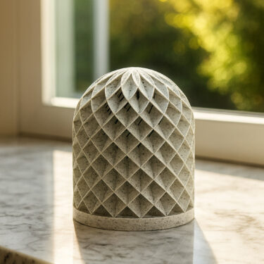 ZeoBreeze – Φυσικό Αποσμητικό Χώρου με Ζεόλιθο | 3D Printed Eco Design